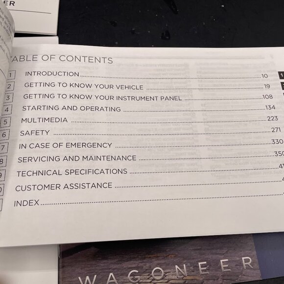 2023 Jeep Grand Wagoneer Wagoneer Owners Manual Quick Reference Supplemental - Picture 8 of 10